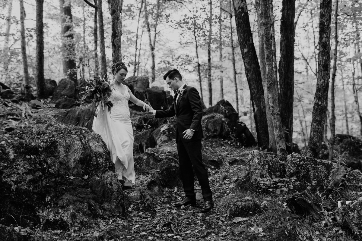 Romantic Forest Wedding In Gatineau Park (75)