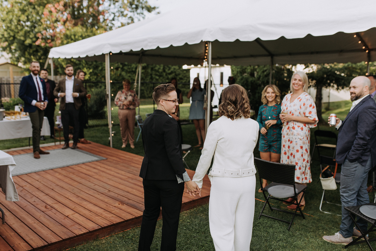 Intimate Backyard Lesbian Wedding Photography Ottawa (46)