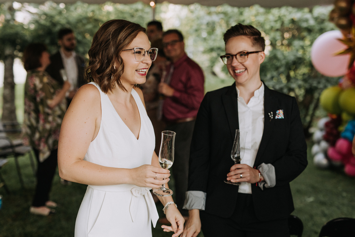 Intimate Backyard Lesbian Wedding Photography Ottawa (56)