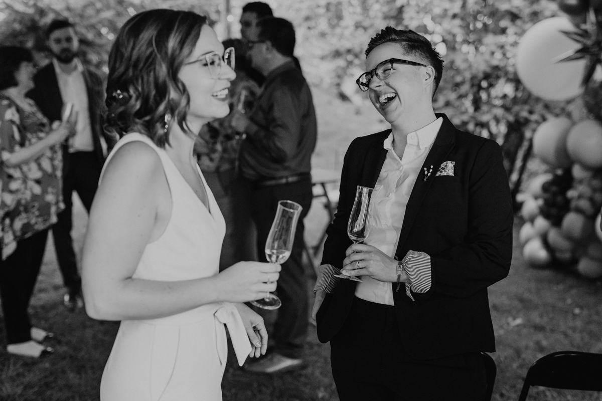 Intimate Backyard Lesbian Wedding Photography Ottawa (58)