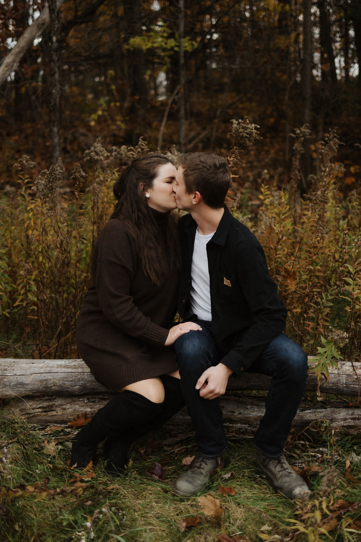 Wakefield Quebec Gatineau Park Engagement Photos (13)
