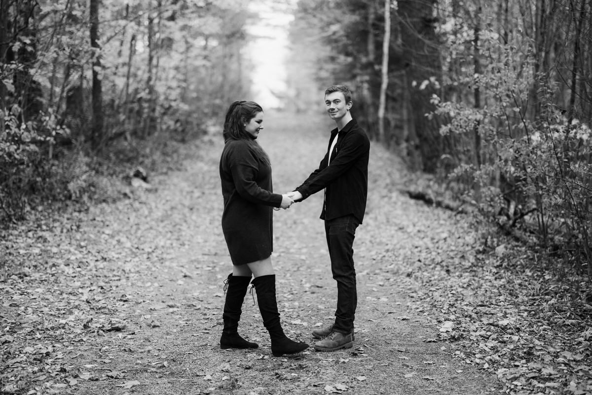 Wakefield Quebec Gatineau Park Engagement Photos (15)