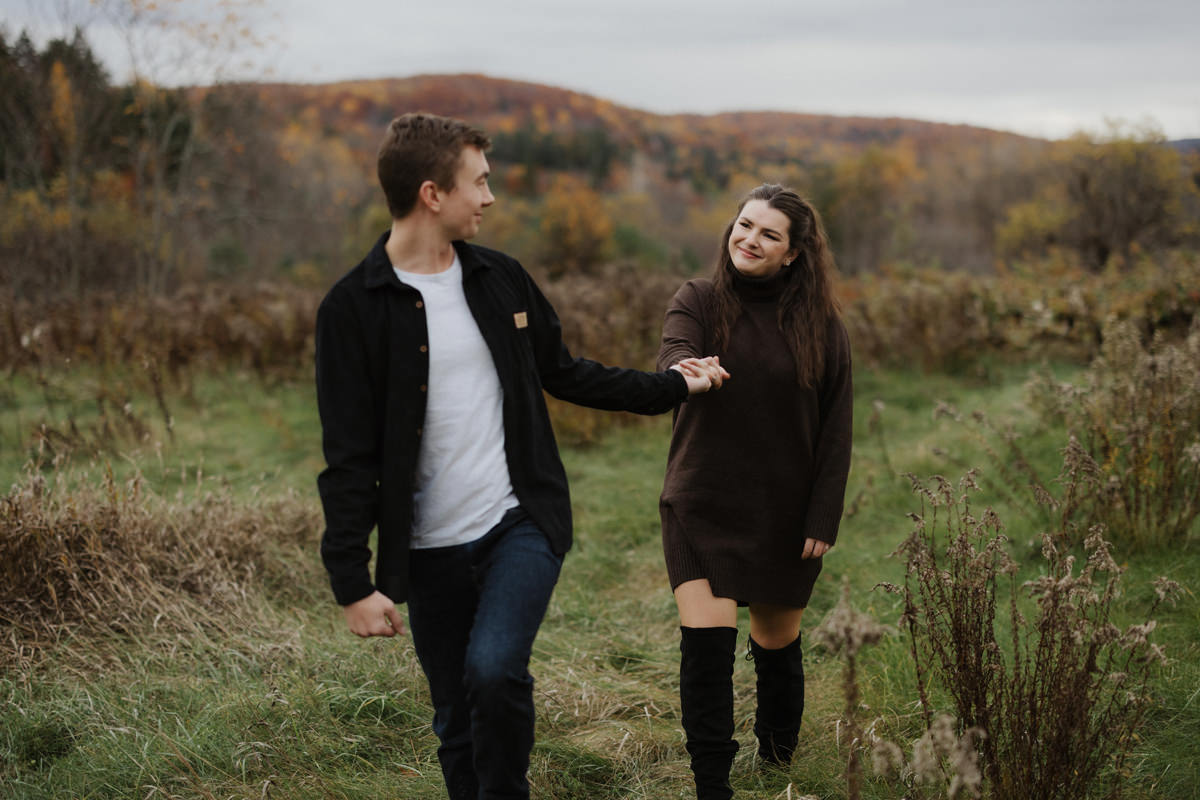 Wakefield Quebec Gatineau Park Engagement Photos (8)