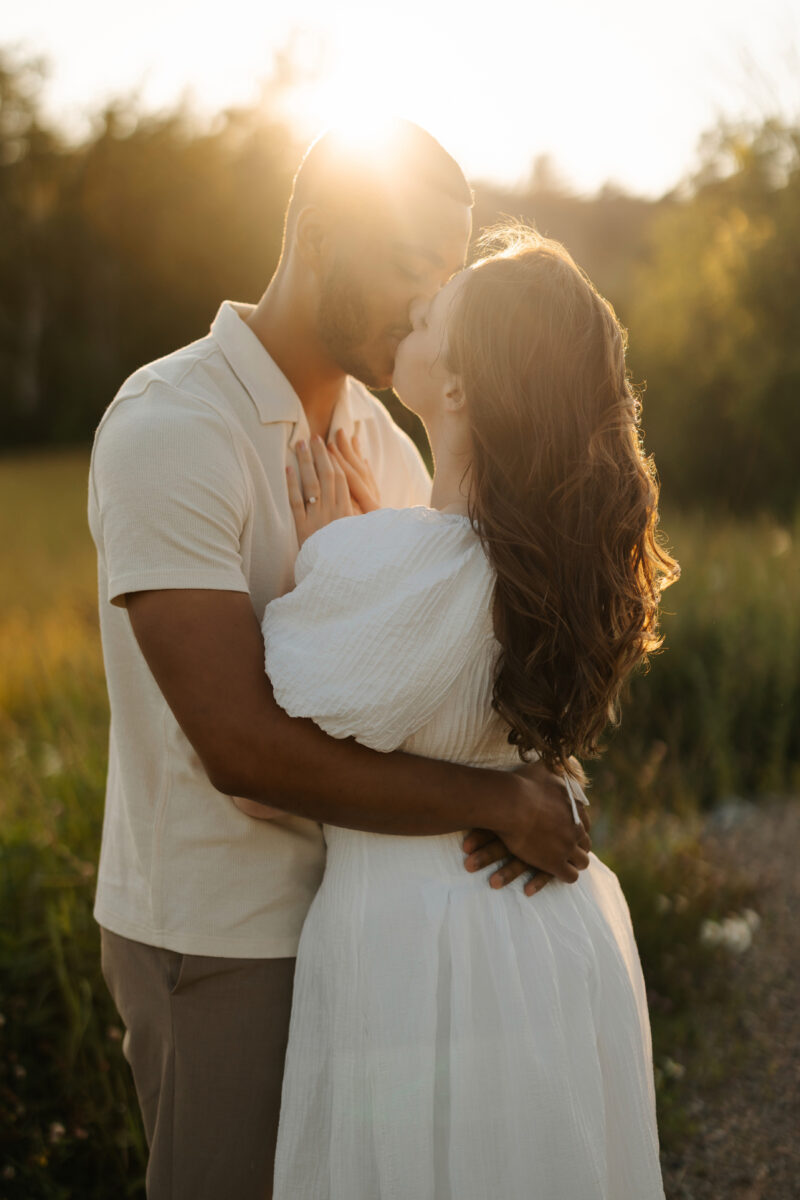 Gatineau Park Wedding Engagement Photography Sunset Field Chelsea Wakefield (1)