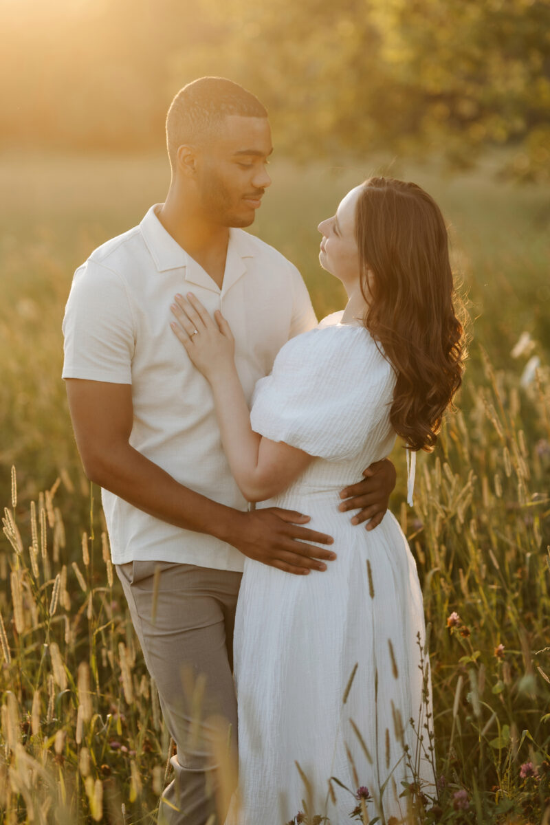 Gatineau Park Wedding Engagement Photography Sunset Field Chelsea Wakefield (11)