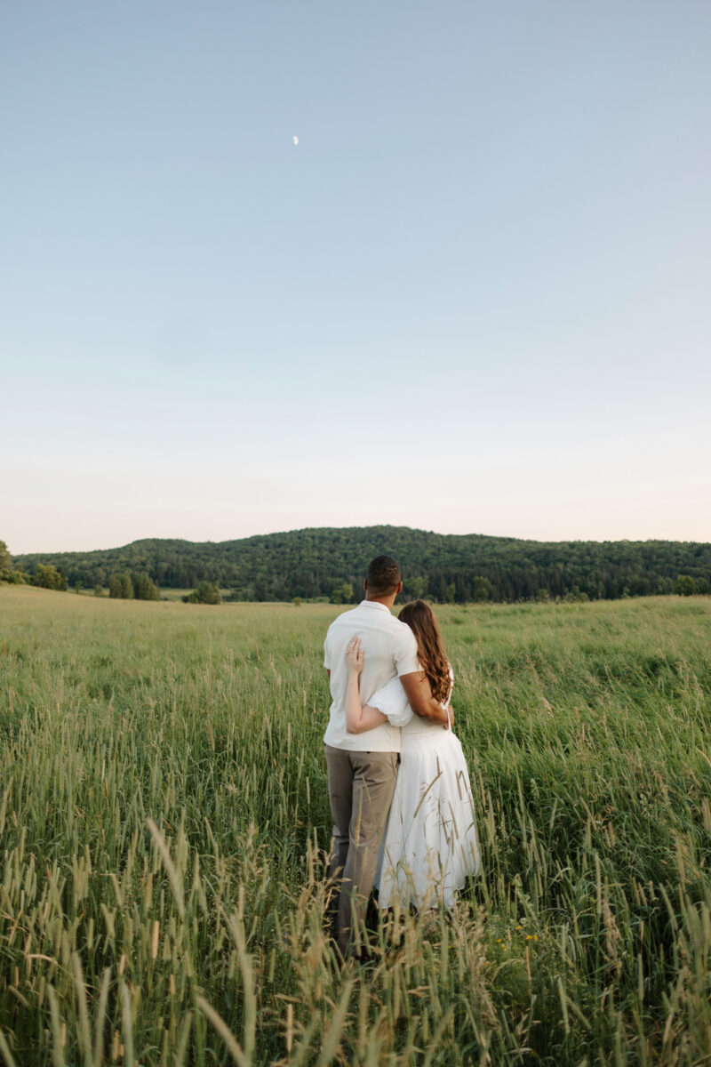 Gatineau Park Wedding Engagement Photography Sunset Field Chelsea Wakefield (26)