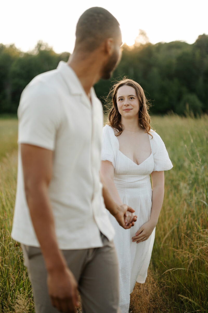 Gatineau Park Wedding Engagement Photography Sunset Field Chelsea Wakefield (8)